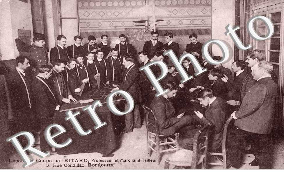 lecons de coupe par Bitard, professeur et marchand-tailleur  5, rue Condillace