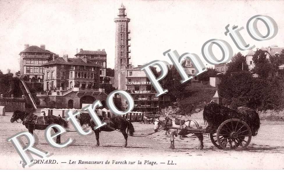 Les Ramasseurs de Varech sur la Plage