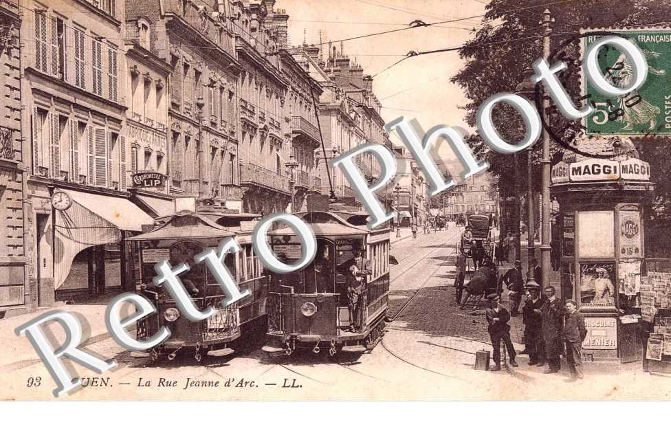 Rue Jeanne d'Arc - tramway