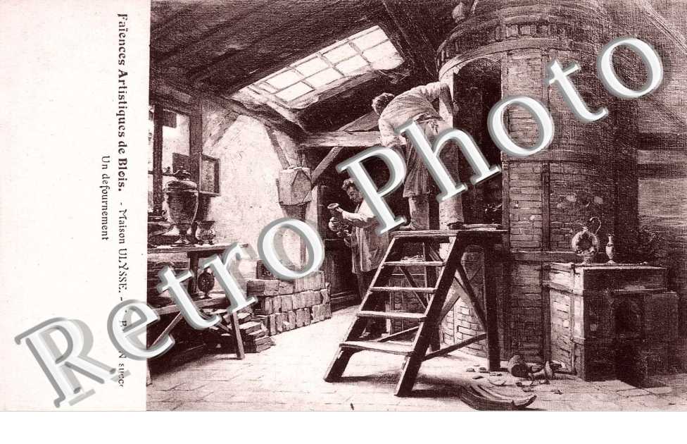 faiences artistiques, maison Ulysse, E.Balon, un defournement