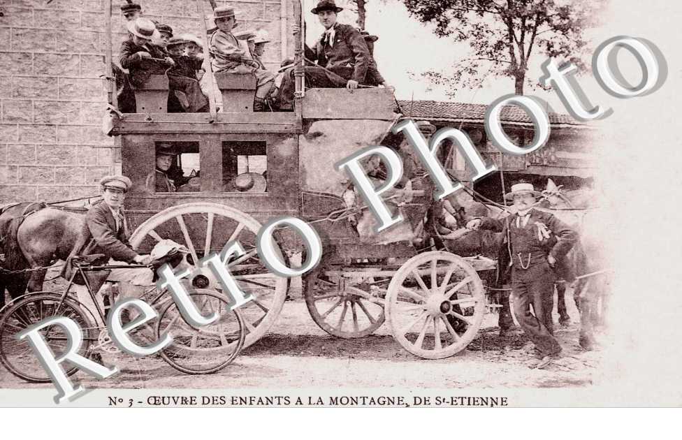 oeuvre des enfants a la montagne de st etienne, avant le signal de depart