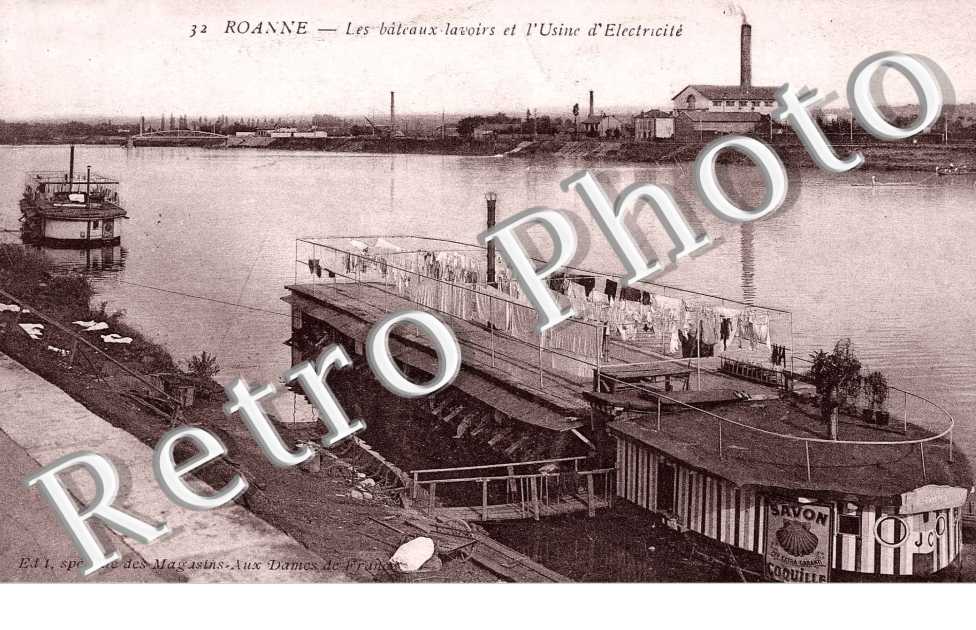 Les Bateaux lavoirs et Usine d'electricite
