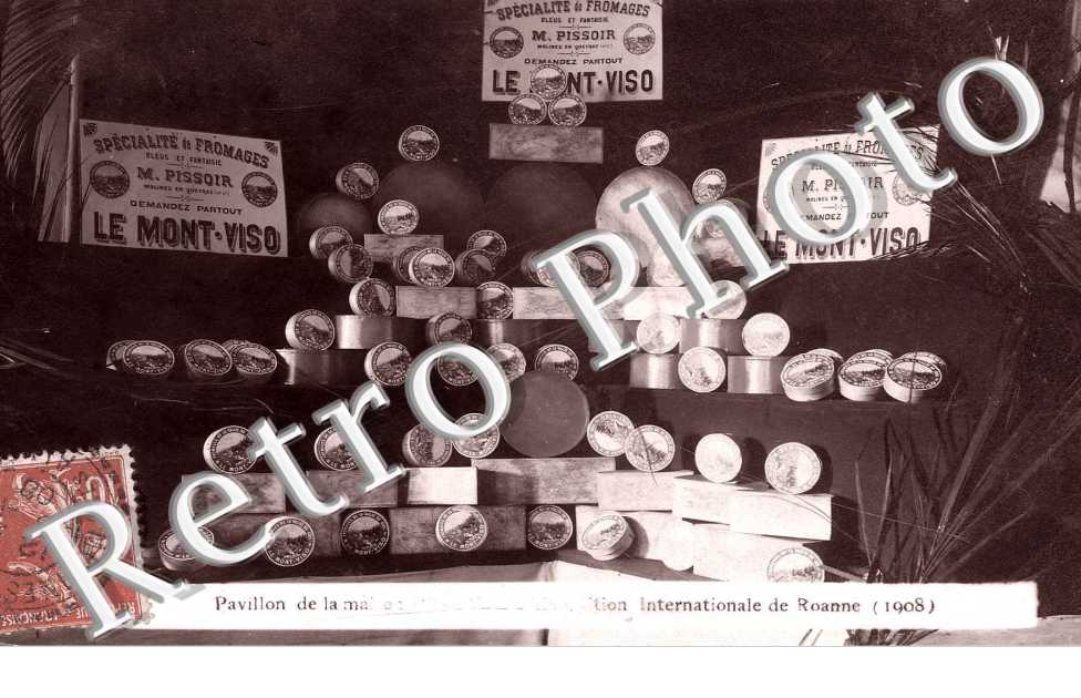 pavillon de la maison Pissol, exposition internationale de roanne 1908 (photo)