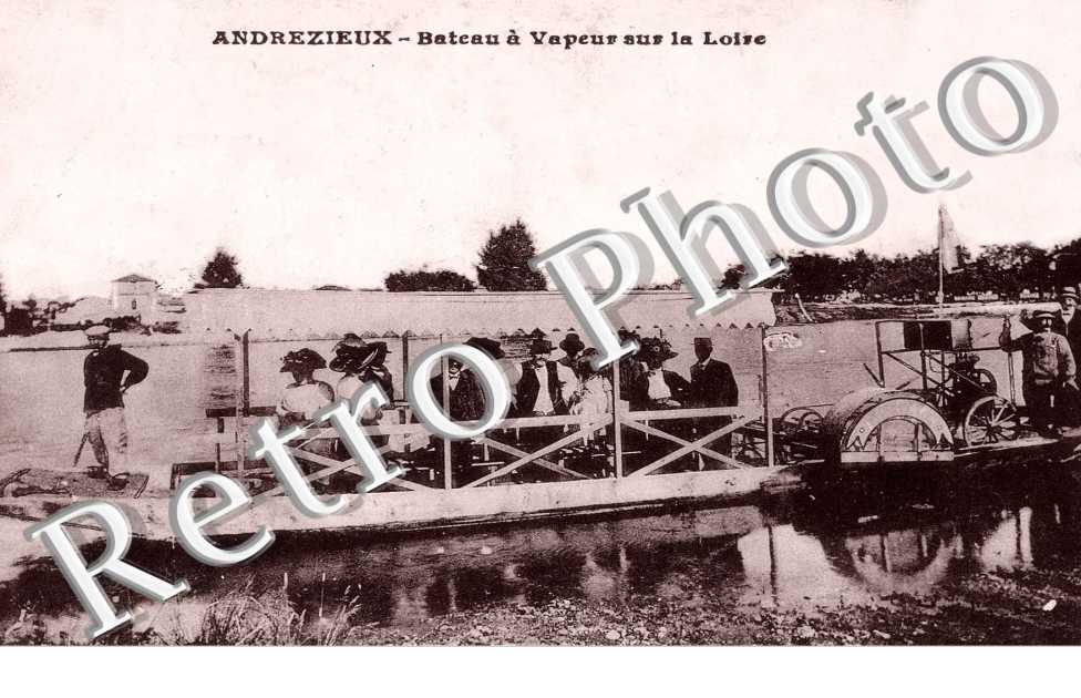 BATEAU A VAPEUR SUR LA LOIRE