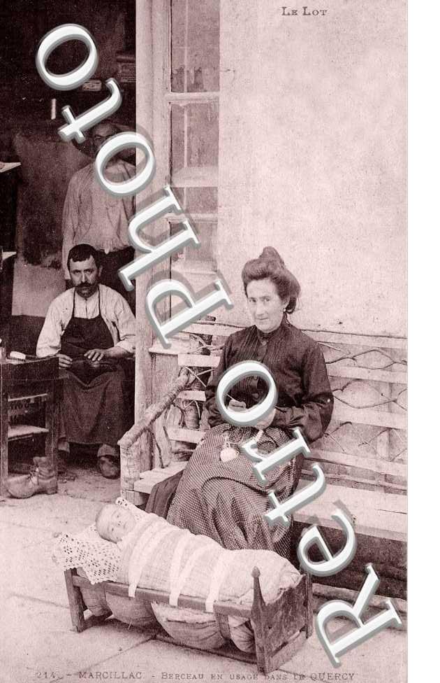 Berceau en usage dans le Quercy - enfance