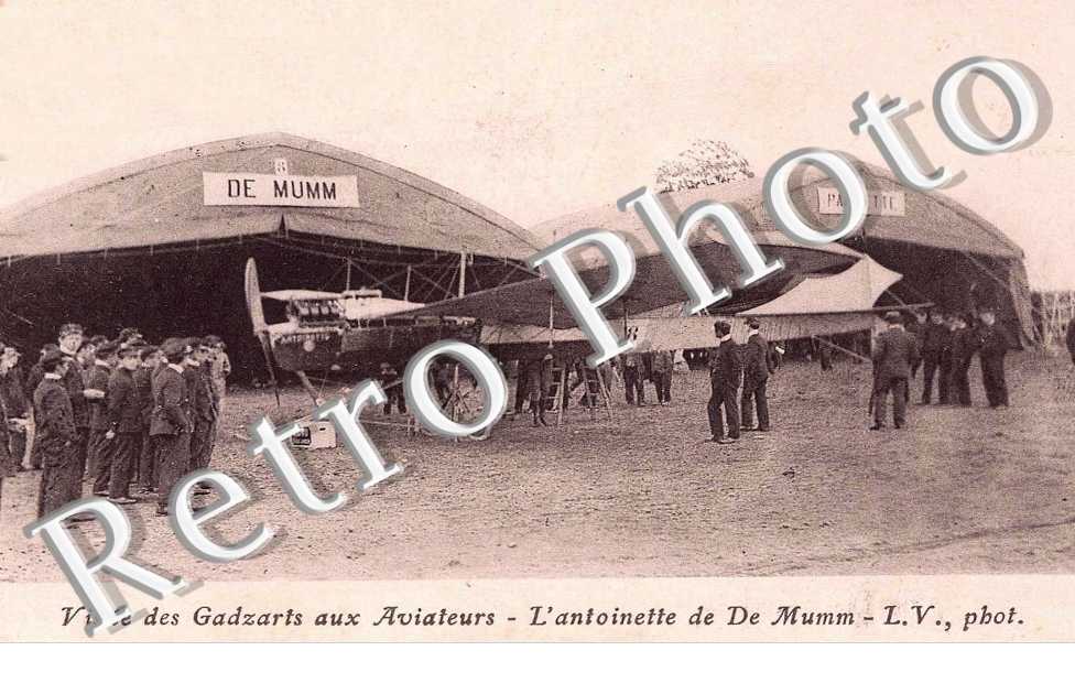 aviation, visite des gadzarts aux aviateurs, l'antoinette de De Mumm
