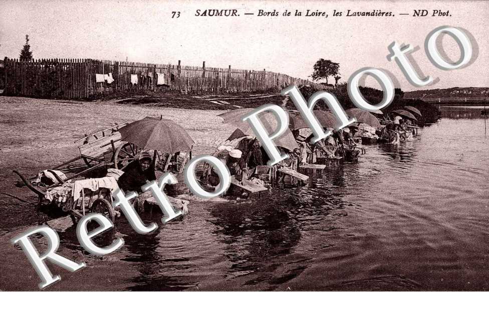 bords de la loire, les lavandieres