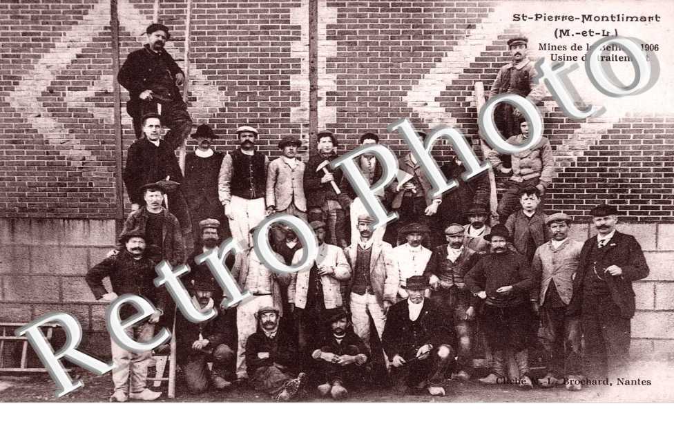 Mines de la Belliere 1906 - Usine de traitement