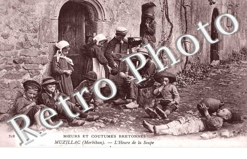 L'heure de soupe - moeurs et costumes bretonnes