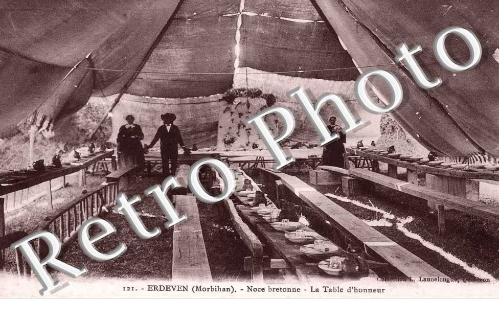 Noce bretonne - la table d'honneur
