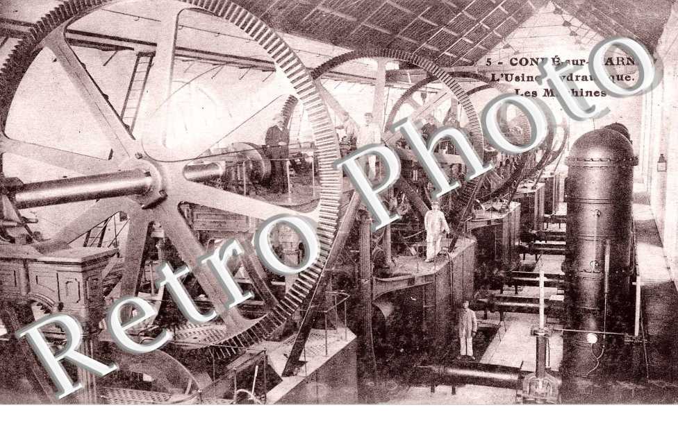l'Usine Hydraulique, les Machines