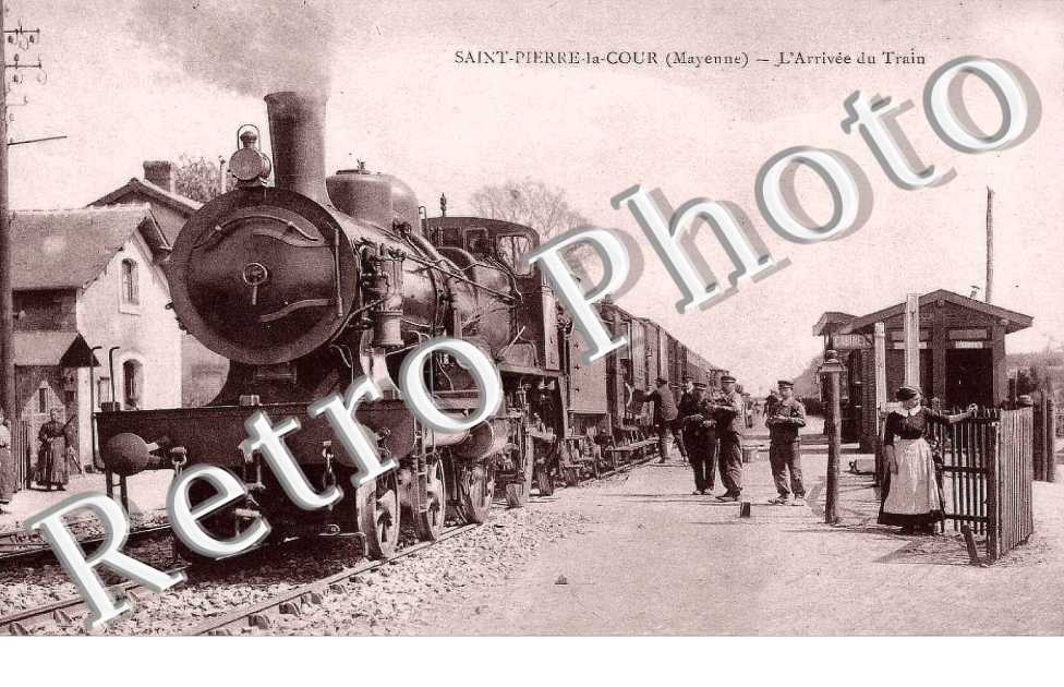 l'arrivee du train