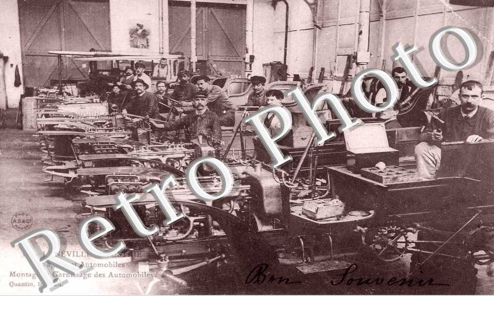 Industrie - wagons et automobiles - montage et garnissage des automobiles