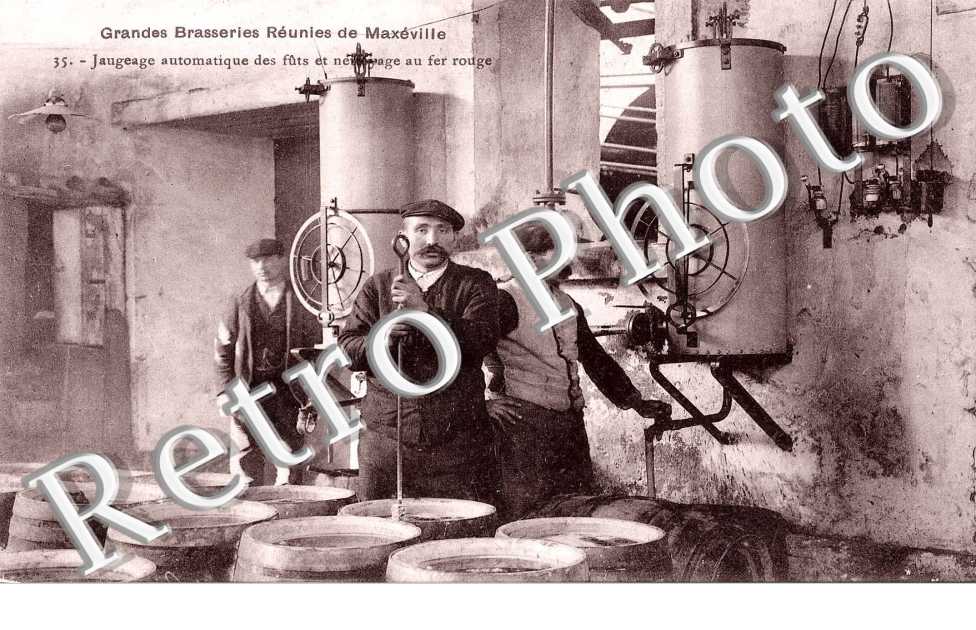 Grandes Brasseries Reunies - jaugeage automatique des futs et nettoyage au fer rouge