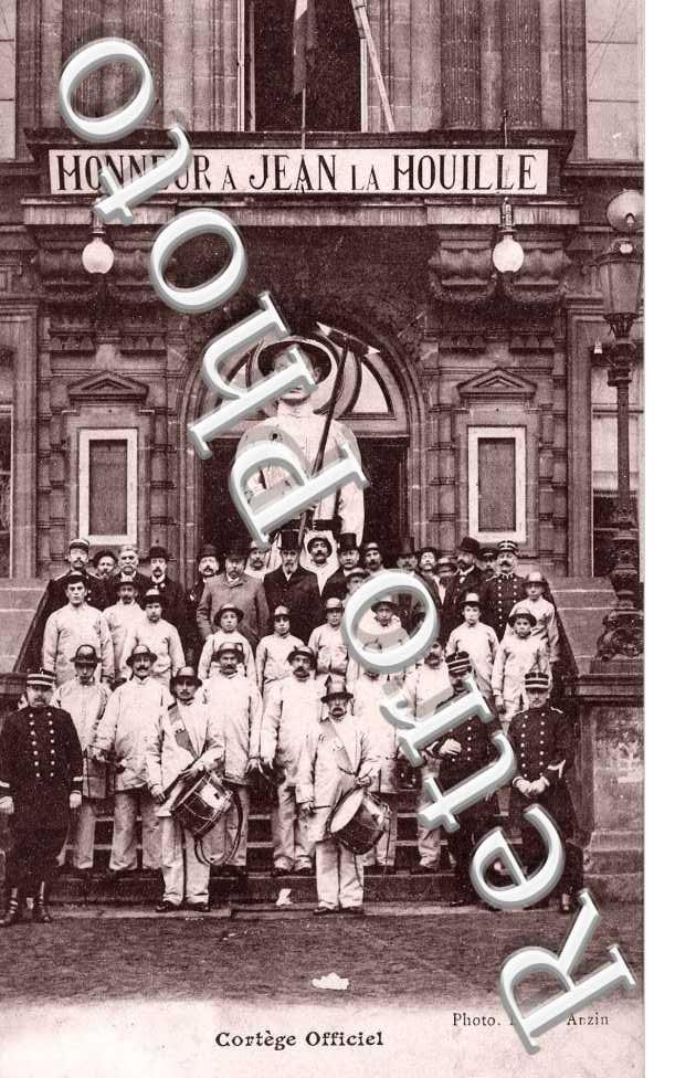 honneur a Jean La Houille, cortege officiel