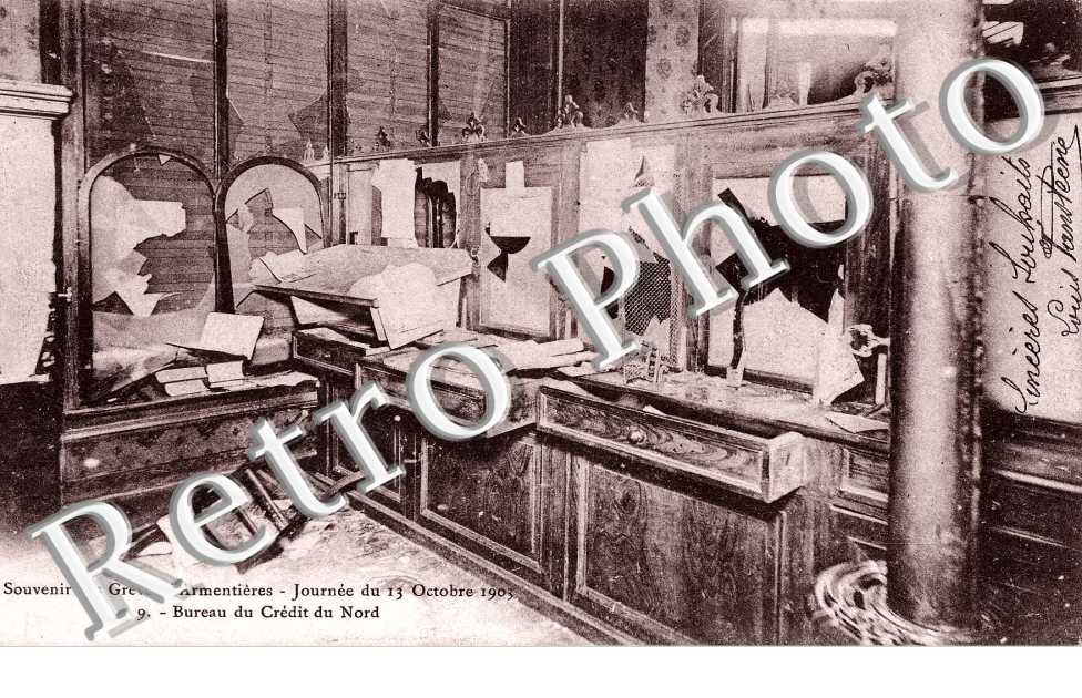 Souvenir des Grèves - Bureau du Crédit du Nord
