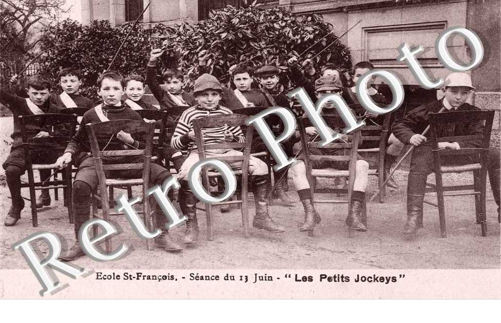 Ecole St Francois - Seance du 12 juin "les petits jockeys"