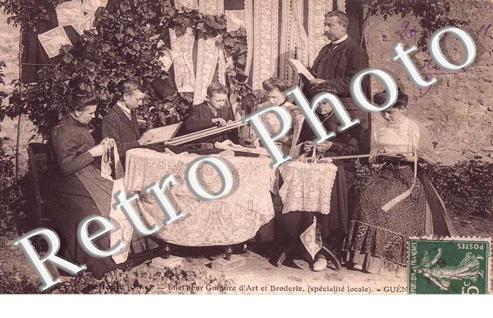 Effet pour Guipure d'art et broderie