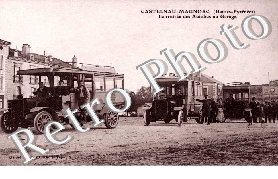 La rentree des autobus au garage