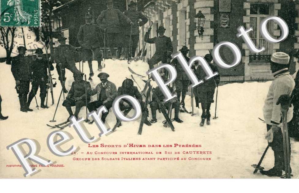 Concours International de Ski - Groupe des Soldats Italiens