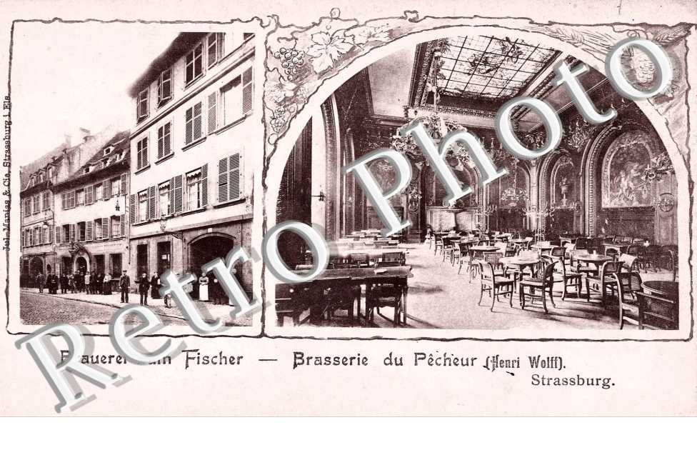 Brauerei zum Fischer - Brasserie du Pecheur Henri Wolff (54, rue-du-Jeu-des-Enfants )