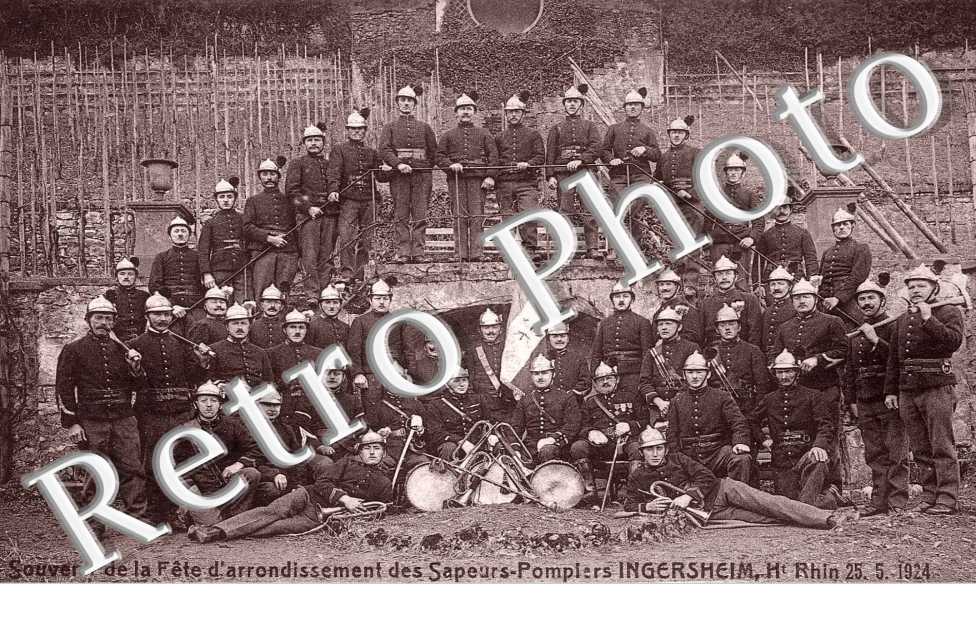 Souvenir de la fete d'arrondissement des sapeurs pompiers