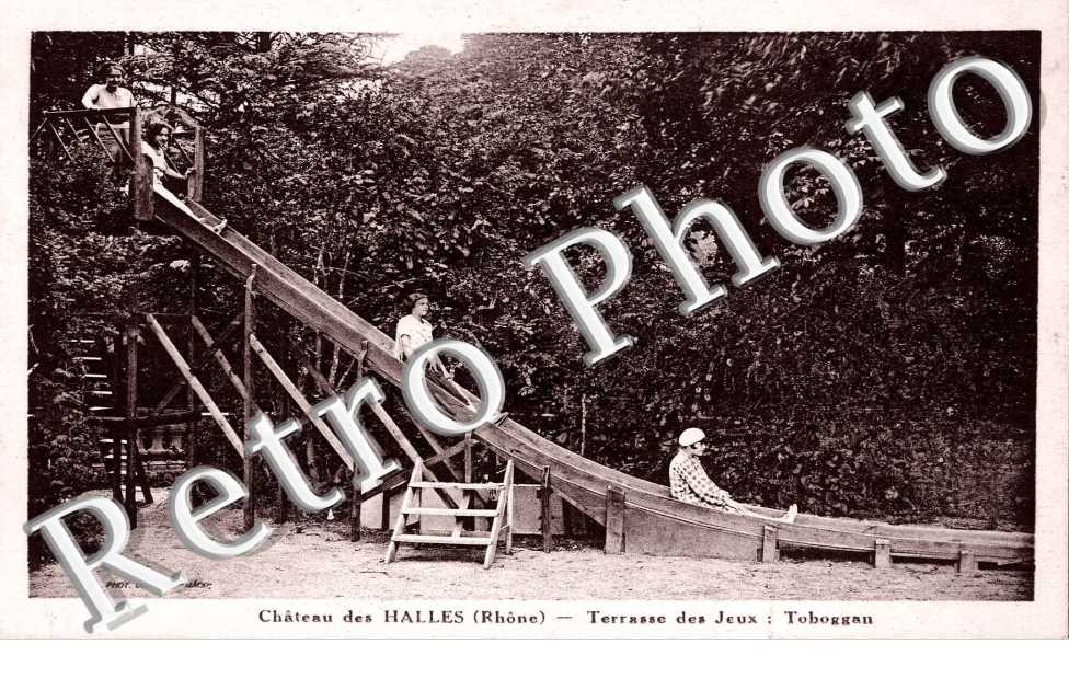 terrasse des jeux : toboggan