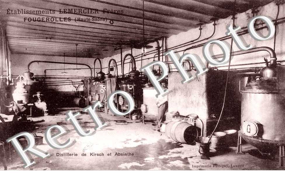 etablissements Lemercier freres, distillerie de kirsch et absinthe