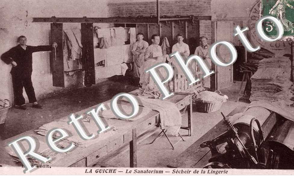 Le sanatorium - Sechoir de la lingerie