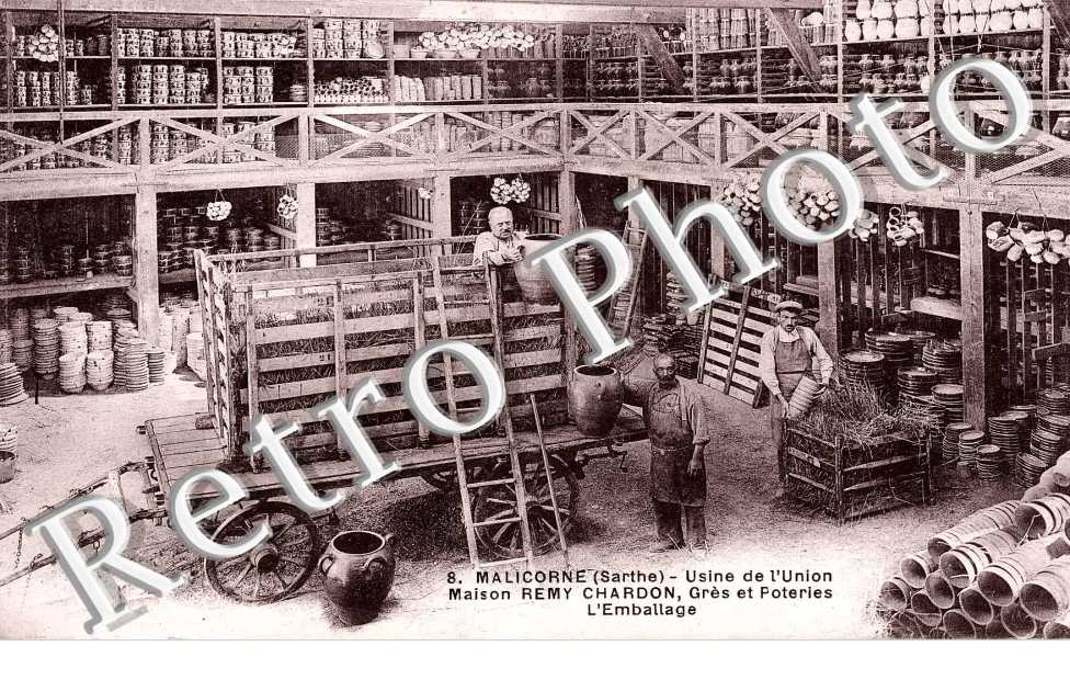 Usine de l'Union - maison Remy Chardon - Gres et poteries - L'emballage