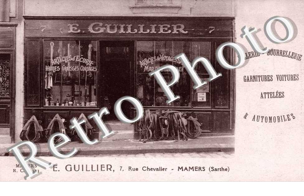 7 rue Chevalier Magasin Guillier  sellerie Bourrellerie