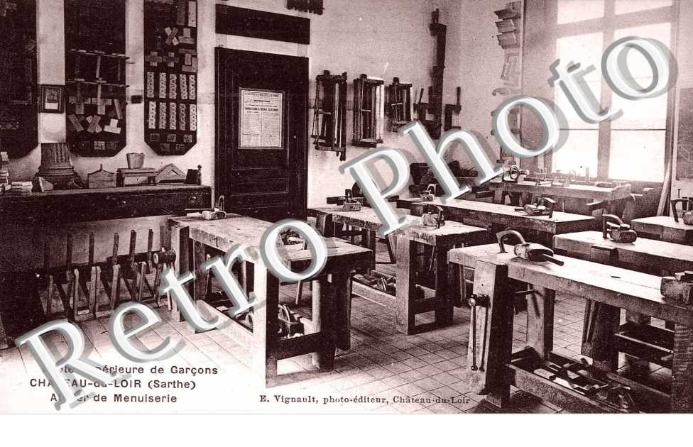 Ecole superieure de garcons - atelier de Menuiserie