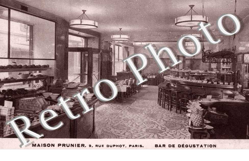 Maison Prunier 9 rue Duphot Bar de degustation