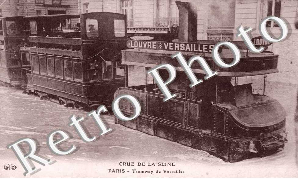 Crue de la Seine Tramway de Versailles