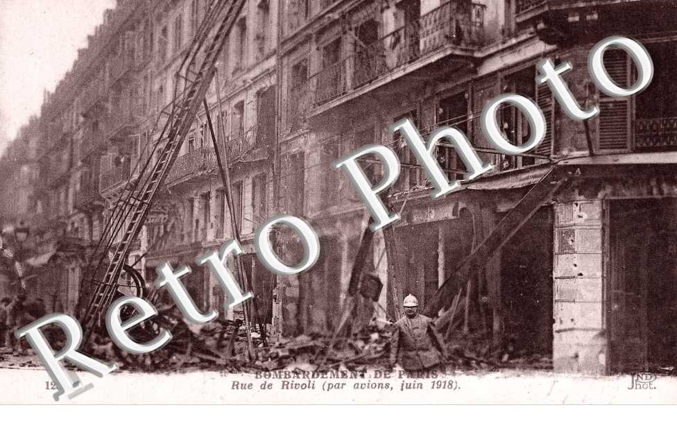 RUE DE RIVOLI juin 1918