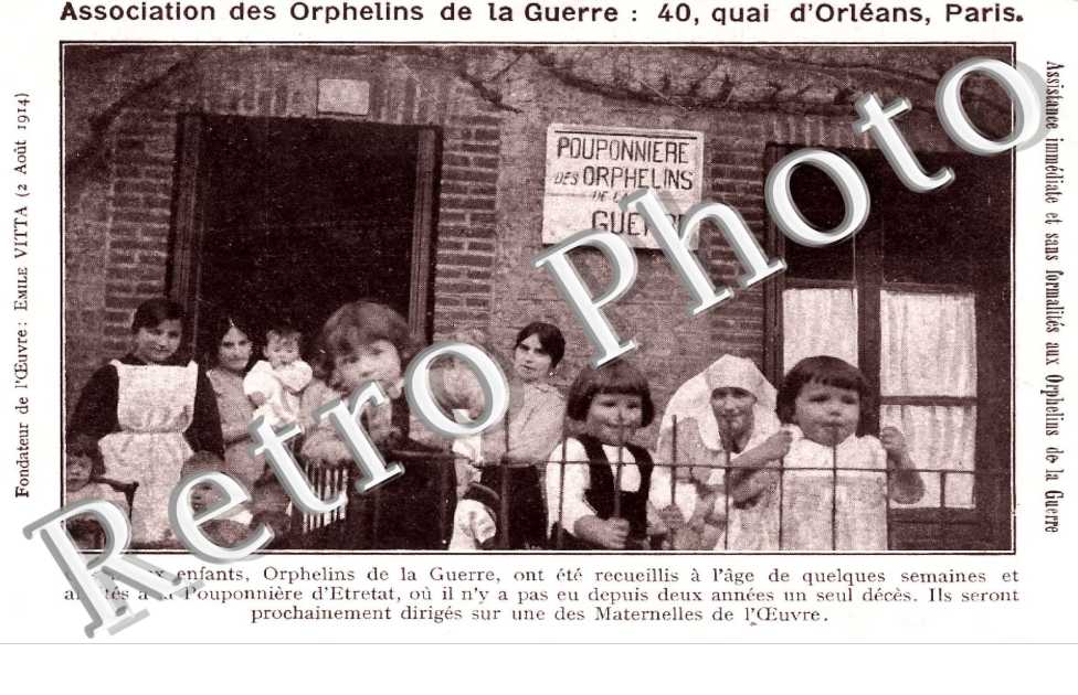 Association des Orphelins de la Guerre, Quai d'Orleans