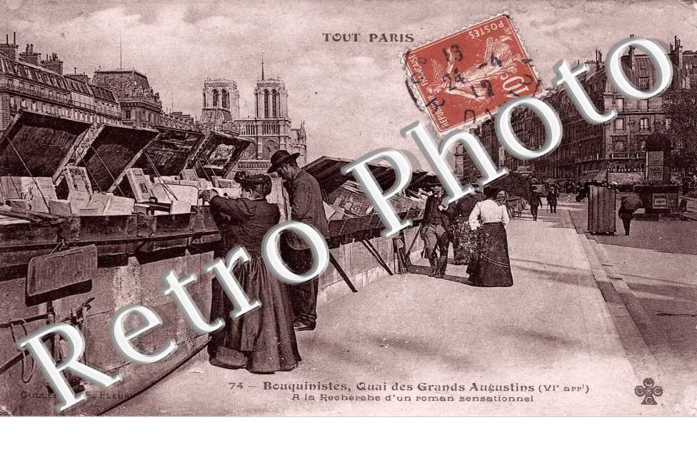 BOUQUINISTES a la recherche d'un roman sensationnel