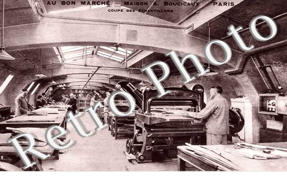  24 Rue de Sèvres Au Bon Marche, Maison A. Boucicaut, Coupe des echantillons