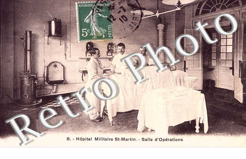 hopital militaire Saint Martin SALLE D'OPERATIONS