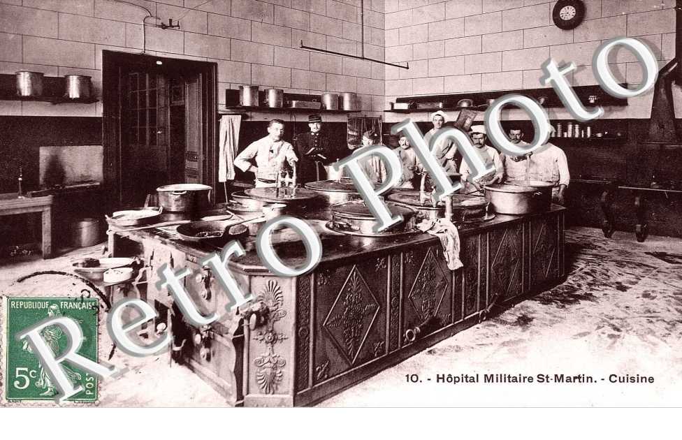 Hopital Militaire Saint Martin, Cuisine
