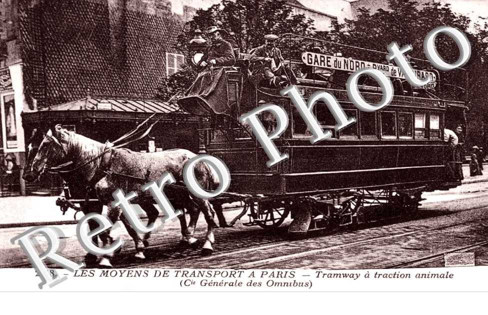 TRAMWAY A TRACTION ANIMALE