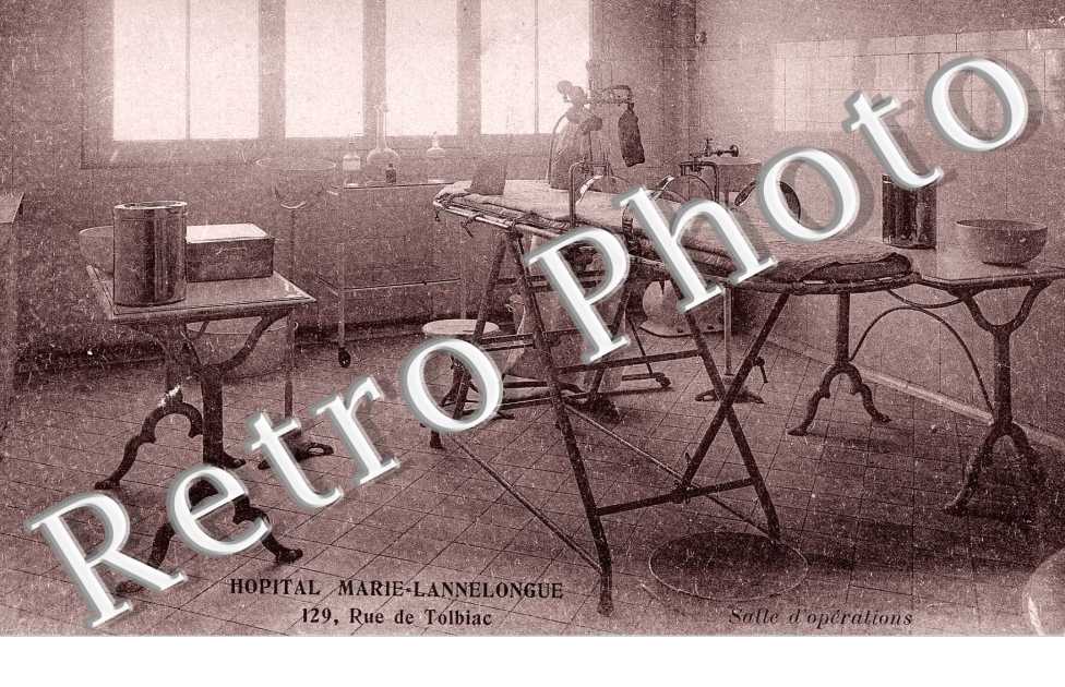 Hôpital Marie-Lannelongue 129 rue de Tolbiac  LA SALLE D'OPERATIONS