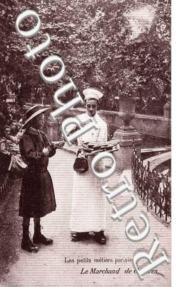Les petits metiers parisiens Le Marchand de gauffres