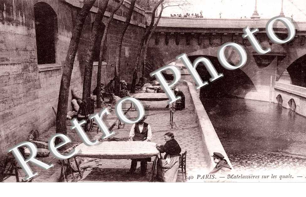 Matelassieres sur les quais