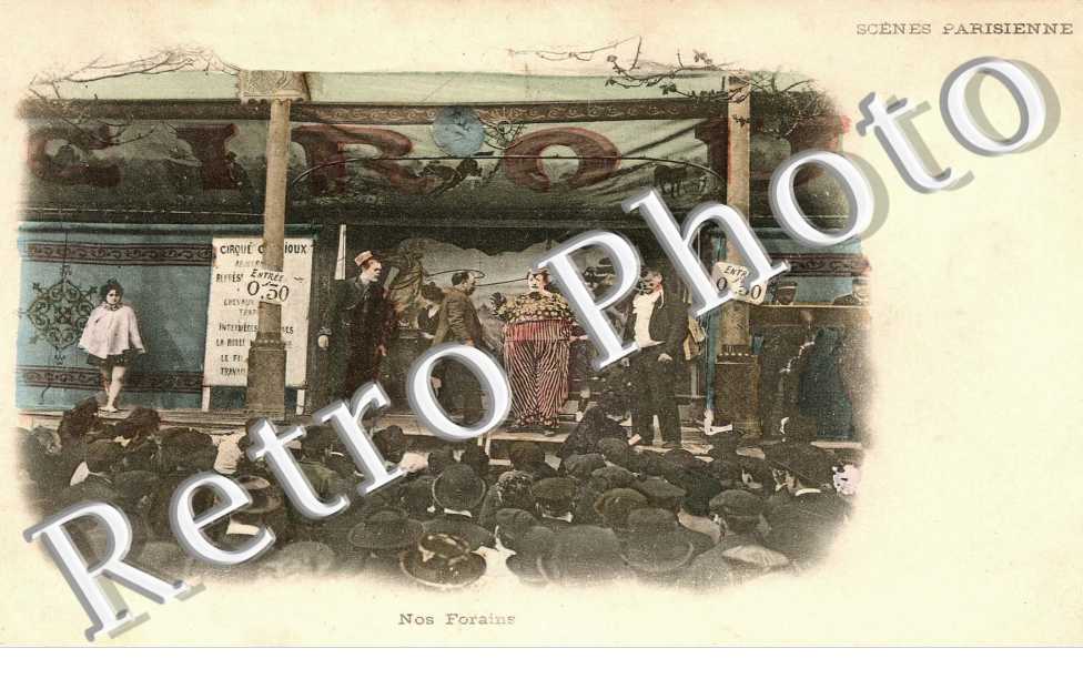 scenes parisiennes Nos forains
