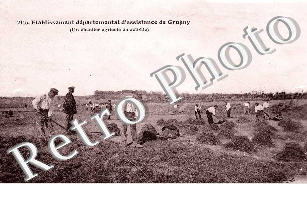 Etablissement departemental d'assistance - un chantier agricole