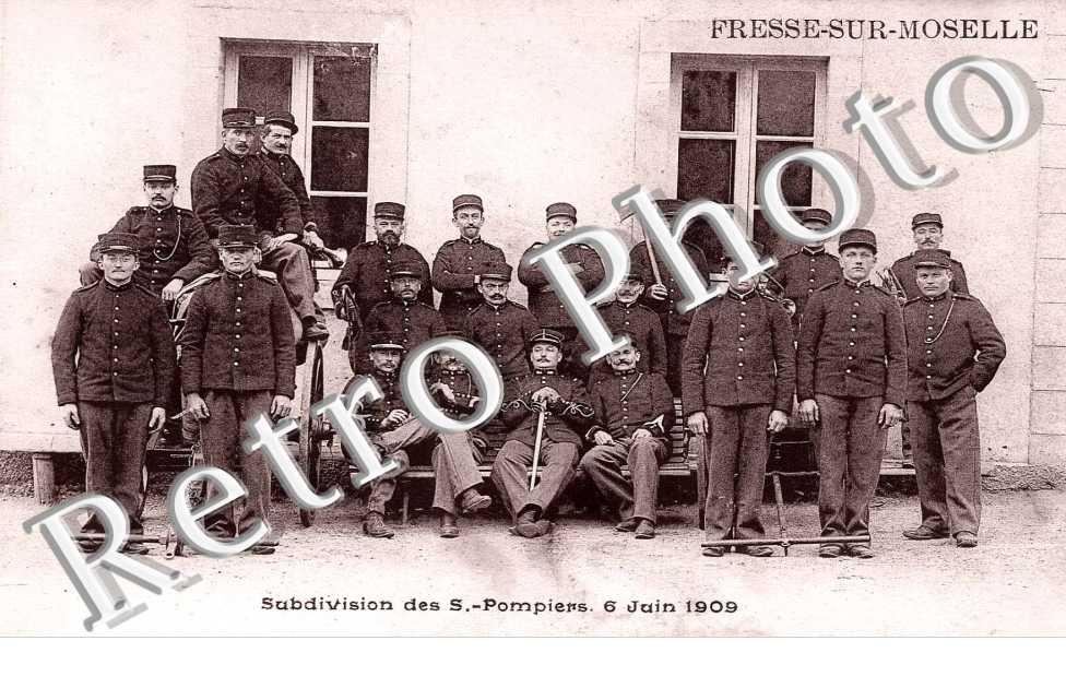 Subdivision des sapeurs pompiers 6 juin 1909