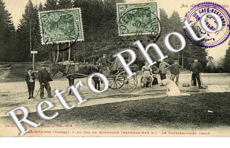 Au col du bonhomme - Le contrebandier visite