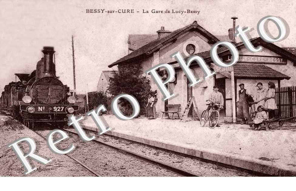 La gare de Lucy-Bessy  - locomotive