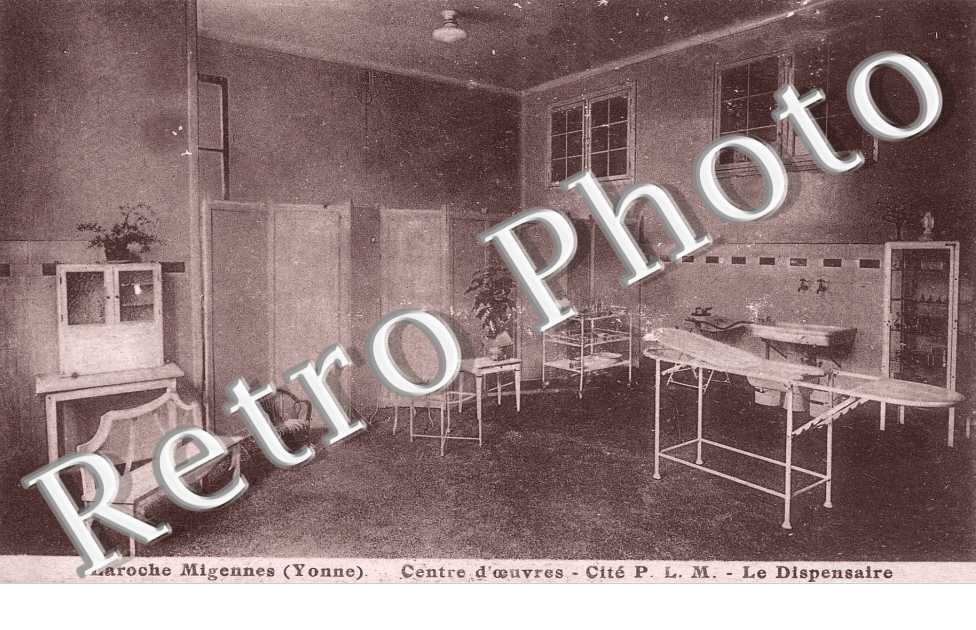 Laroche-Migennes, centre d' oeuvres, cite PLM, le dispensaire